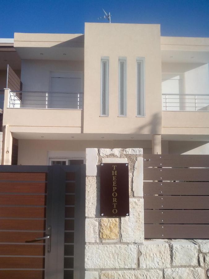 “Theeporto” Maisonette With Pool Gouves Exterior foto