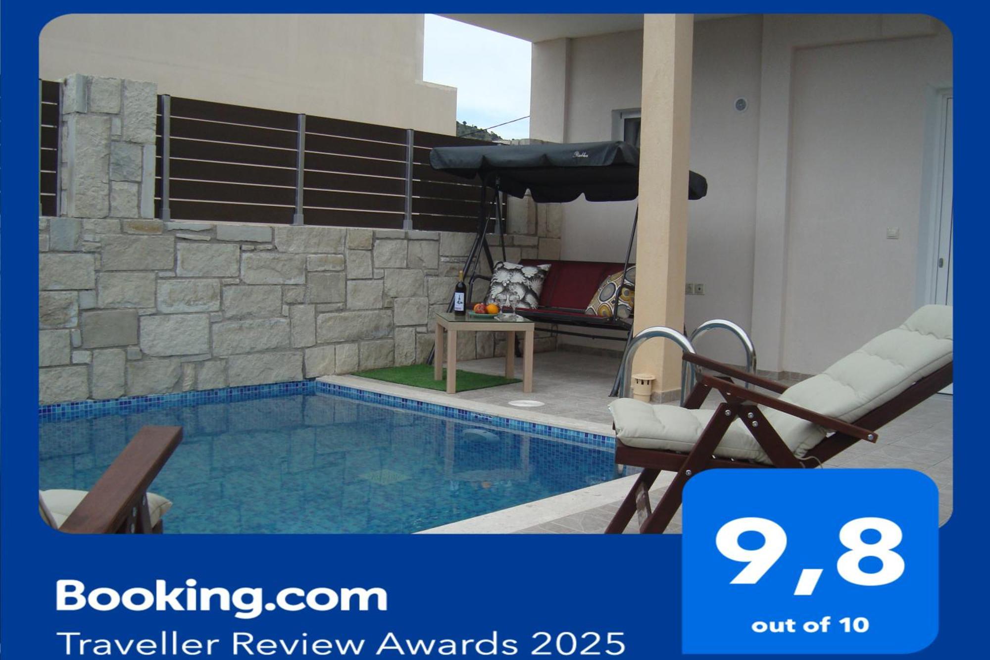 “Theeporto” Maisonette With Pool Gouves Exterior foto