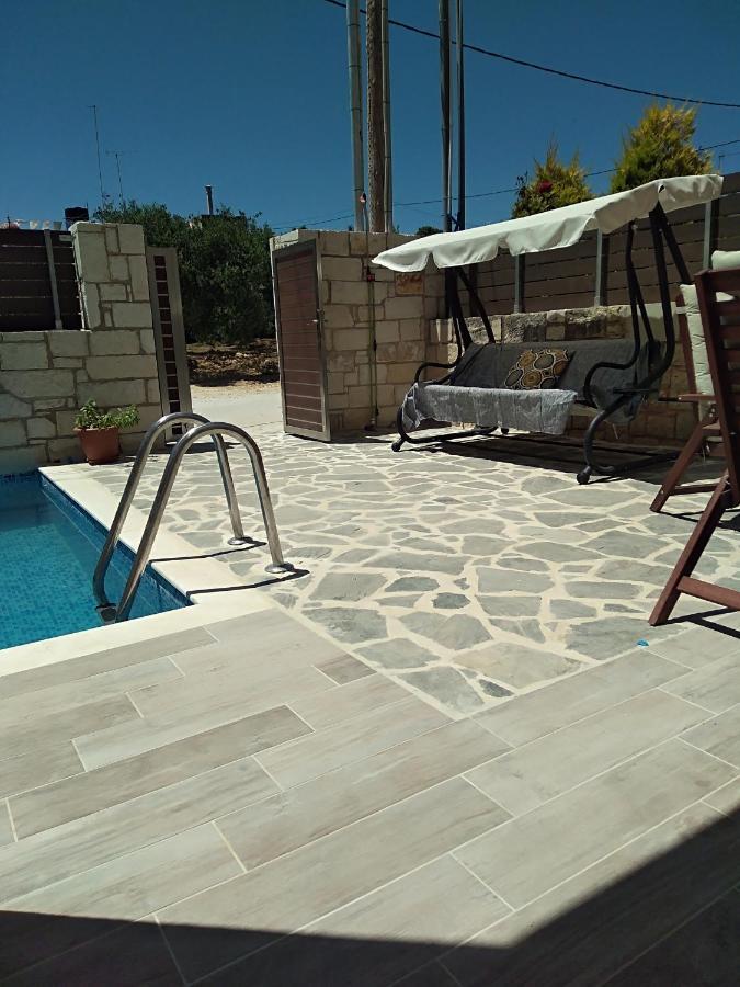“Theeporto” Maisonette With Pool Gouves Exterior foto