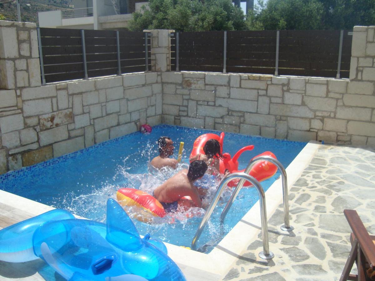 “Theeporto” Maisonette With Pool Gouves Exterior foto